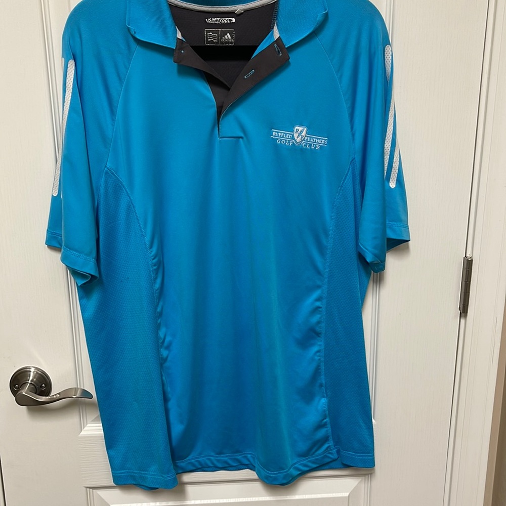 Mens golf shirt size Large Adidas
